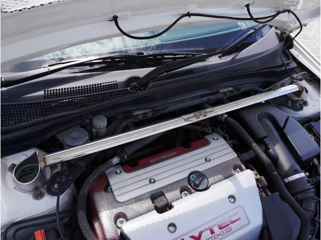 インテグラ タイプR LSD/強化クラッチ/HKSサーキットアタッカー/TEIN車高調/カーボンボンネット/全塗装済/ブレーキ回りO/H済/ヘッドライトフィルム/ダイナモ交換済/Weds17AW/D1 SPECステアリング(16枚目)