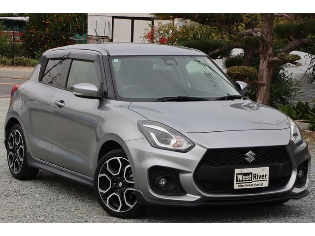 スイフトスポーツ 1.4セーフティPKG 6MT 1オーナー フルノーマル車 8インチフルセグナビ&バックカメラ デュアルセンサーブレーキ 純正エアロ 純正17AW&ADVAN FLEVA8分山 オートLEDヘッド 前後ドラレコ スマキー2本(3枚目)