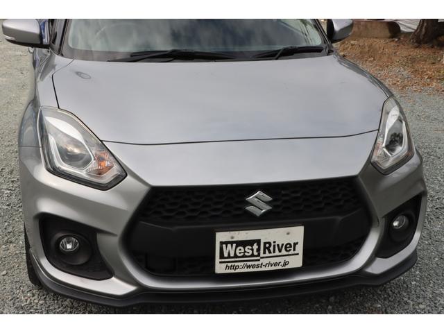 スイフトスポーツ 1.4セーフティPKG 6MT 1オーナー フルノーマル車 8インチフルセグナビ&バックカメラ デュアルセンサーブレーキ 純正エアロ 純正17AW&ADVAN FLEVA8分山 オートLEDヘッド 前後ドラレコ スマキー2本(5枚目)