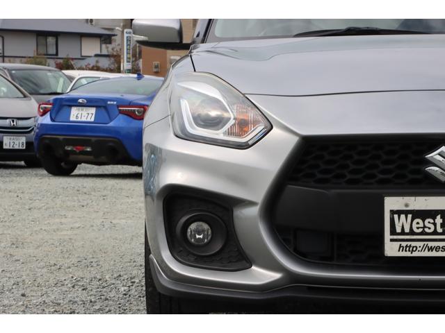 スイフトスポーツ 1.4セーフティPKG 6MT 1オーナー フルノーマル車 8インチフルセグナビ&バックカメラ デュアルセンサーブレーキ 純正エアロ 純正17AW&ADVAN FLEVA8分山 オートLEDヘッド 前後ドラレコ スマキー2本(10枚目)