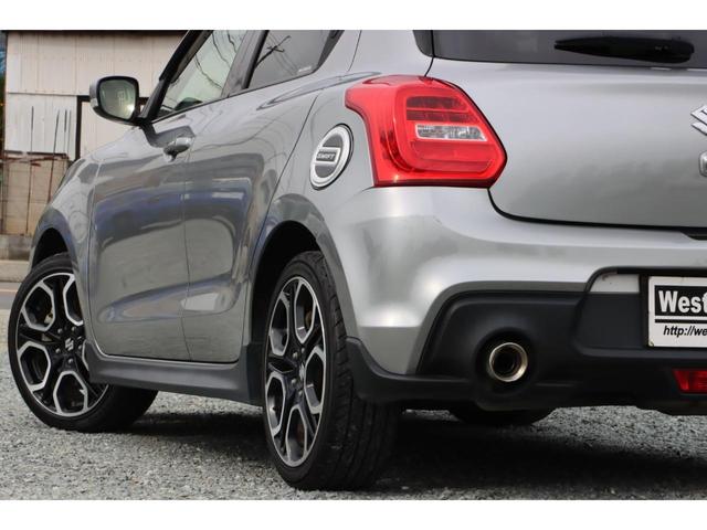 スイフトスポーツ 1.4セーフティPKG 6MT 1オーナー フルノーマル車 8インチフルセグナビ&バックカメラ デュアルセンサーブレーキ 純正エアロ 純正17AW&ADVAN FLEVA8分山 オートLEDヘッド 前後ドラレコ スマキー2本(21枚目)