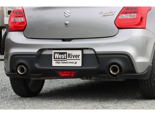 スイフトスポーツ 1.4セーフティPKG 6MT 1オーナー フルノーマル車 8インチフルセグナビ&バックカメラ デュアルセンサーブレーキ 純正エアロ 純正17AW&ADVAN FLEVA8分山 オートLEDヘッド 前後ドラレコ スマキー2本(23枚目)