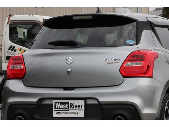 スイフトスポーツ 1.4セーフティPKG 6MT 1オーナー フルノーマル車 8インチフルセグナビ&バックカメラ デュアルセンサーブレーキ 純正エアロ 純正17AW&ADVAN FLEVA8分山 オートLEDヘッド 前後ドラレコ スマキー2本(24枚目)