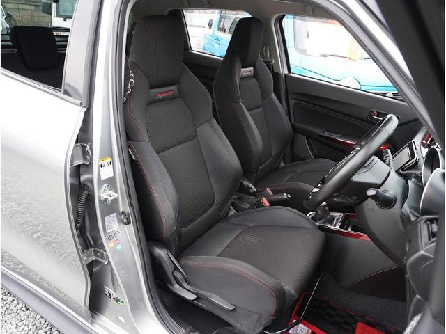 スイフトスポーツ 1.4セーフティPKG 6MT 1オーナー フルノーマル車 8インチフルセグナビ&バックカメラ デュアルセンサーブレーキ 純正エアロ 純正17AW&ADVAN FLEVA8分山 オートLEDヘッド 前後ドラレコ スマキー2本(48枚目)