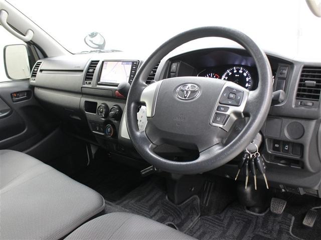 ハイエースバン DXクルマイスシヨウBタイフ 福祉車両 ワンセグ メモリーナビ バックカメラ 衝突被害軽減システム 電動スライドドア 乗車定員10人(6枚目)