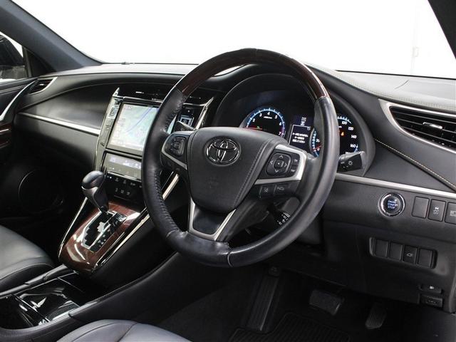 ハリアー プレミアム フルセグ メモリーナビ DVD再生 バックカメラ 衝突被害軽減システム ETC LEDヘッドランプ ワンオーナー アイドリングストップ(6枚目)