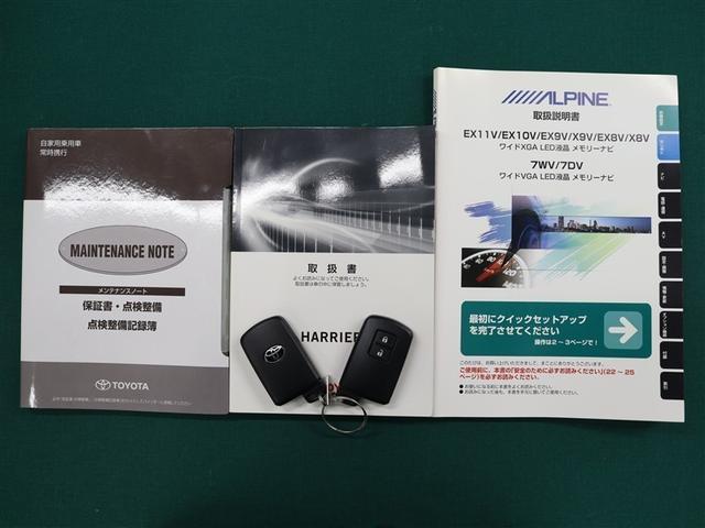 ハリアー エレガンス　フルセグ　メモリーナビ　ＤＶＤ再生　バックカメラ　ＥＴＣ　ドラレコ　ＬＥＤヘッドランプ　ワンオーナー　アイドリングストップ（36枚目）