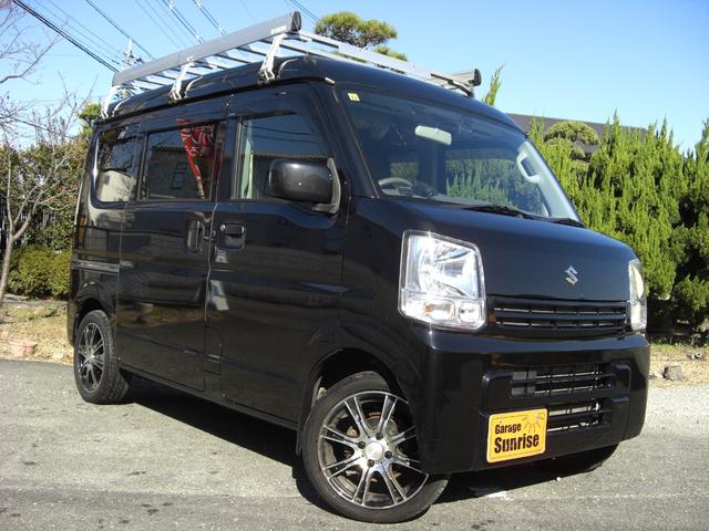 エブリイ ＰＡリミテッド　フロントパワーウインドウ・ディスプレイオーディオ・前後ドラレコ・１５インチアルミ・ルーフキャリア・ＬＥＤライト・ガレージサンライズ・キーレス・バックカメラ・ＥＴＣ（6枚目）