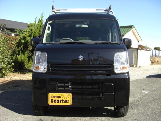 エブリイ ＰＡリミテッド　フロントパワーウインドウ・ディスプレイオーディオ・前後ドラレコ・１５インチアルミ・ルーフキャリア・ＬＥＤライト・ガレージサンライズ・キーレス・バックカメラ・ＥＴＣ（7枚目）