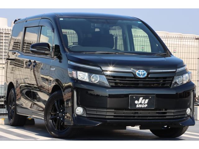 ヴォクシー ハイブリッドＶ　社外１６インチアルミホイール／ＬＥＤヘッドライト／パワスラ／前後ドラレコ／バックカメラ／純正ナビ／フルセグＴＶ／Ｂｌｕｅｔｏｏｔｈ／ＵＳＢ接続／シートヒーター／クルコン／オートライト／スマートキー２本（3枚目）