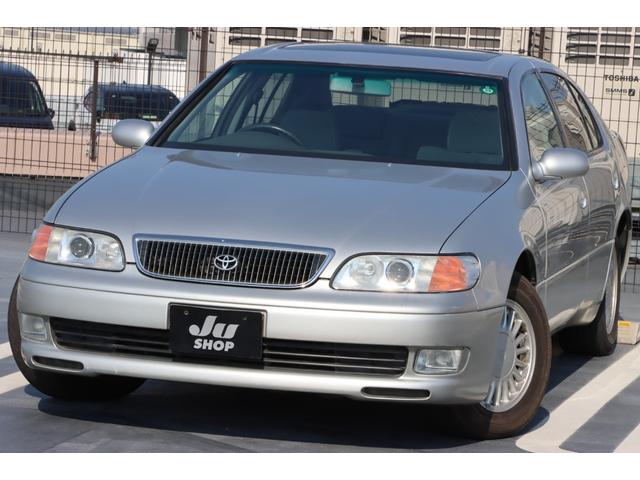 アリスト ３．０Ｑ　ワンオーナー車／サンルーフ／空気清浄機／両席パワーシート／オートライト／純正オーディオ／キーレス／電動格納式ミラー／（4枚目）