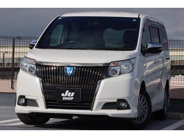 エスクァイア ハイブリッドＧｉ　ブラックテーラード　ブラックレザーシート（ヒーター付）／リアエンターテイメント／純正ナビ／フルセグＴＶ／Ｂｌｕｅｔｏｏｔｈ対応／ＵＳＢ接続可／スマートキー２本／両側パワスラ／ＥＴＣ／Ｐスタート／クルコン／ＬＥＤヘッド（2枚目）