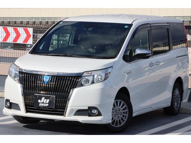 エスクァイア ハイブリッドＧｉ　ブラックテーラード　ブラックレザーシート（ヒーター付）／リアエンターテイメント／純正ナビ／フルセグＴＶ／Ｂｌｕｅｔｏｏｔｈ対応／ＵＳＢ接続可／スマートキー２本／両側パワスラ／ＥＴＣ／Ｐスタート／クルコン／ＬＥＤヘッド（3枚目）