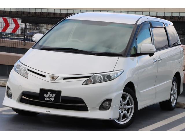 エスティマ ２．４アエラス　Ｇエディション　モデリスタＦエアロ／両側パワスラ／アルパインフリップダウンモニター／純正ナビ／フルセグＴＶ／Ｂｌｕｅｔｏｏｔｈ対応／バックカメラ／ＥＴＣ／後席オットマン／スマートキー／オートライト／オートエアコン（3枚目）