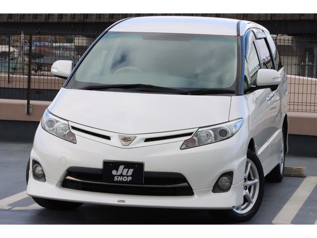 エスティマ ２．４アエラス　Ｇエディション　モデリスタＦエアロ／両側パワスラ／アルパインフリップダウンモニター／純正ナビ／フルセグＴＶ／Ｂｌｕｅｔｏｏｔｈ対応／バックカメラ／ＥＴＣ／後席オットマン／スマートキー／オートライト／オートエアコン（4枚目）