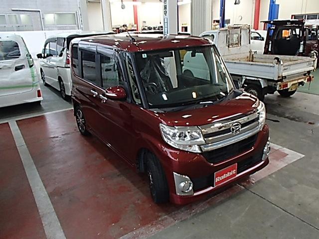タント カスタムＲＳ　ドライブレコーダー　ＥＴＣ　バックカメラ　両側電動スライドドア　ＴＶ　オートライト　ＬＥＤヘッドランプ　スマートキー　アイドリングストップ　電動格納ミラー　ベンチシート　ターボ　ＣＶＴ（4枚目）
