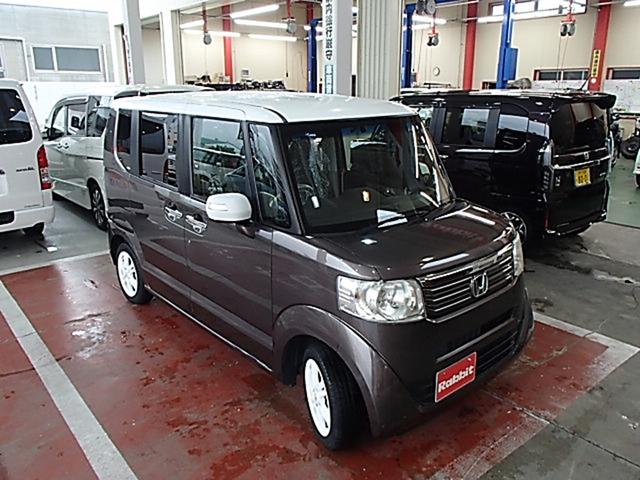 N-BOX G・Lパッケージ ETC バックカメラ 両側電動スライドドア TV オートライト スマートキー アイドリングストップ 電動格納ミラー ベンチシート CVT 盗難防止システム ABS ESC CD(4枚目)