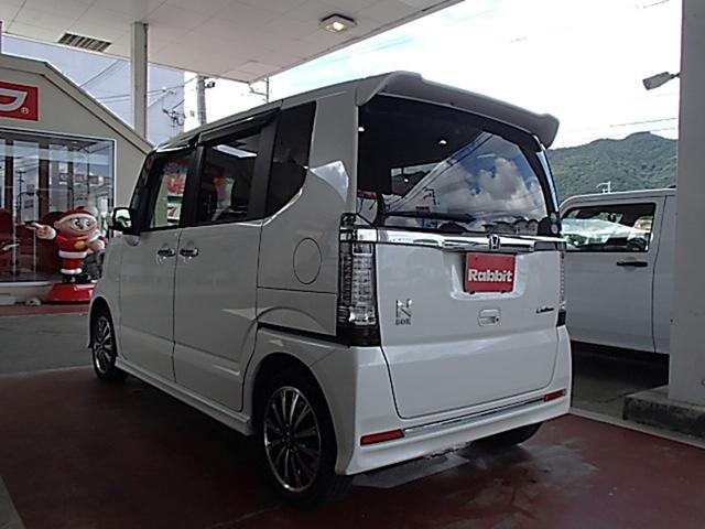 N-BOXカスタム G・ターボLパッケージ ETC バックカメラ 両側電動スライドドア TV オートクルーズコントロール オートライト HID スマートキー アイドリングストップ 電動格納ミラー ベンチシート CVT 盗難防止システム ABS(6枚目)