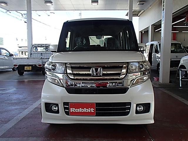 Ｎ－ＢＯＸカスタム Ｇ・Ｌパッケージ　ドライブレコーダー　ＥＴＣ　バックカメラ　両側スライドドア　ＴＶ　オートライト　ＨＩＤ　スマートキー　電動格納ミラー　ベンチシート　ＣＶＴ　盗難防止システム　ＡＢＳ　ＥＳＣ　ＣＤ　ＤＶＤ再生（2枚目）