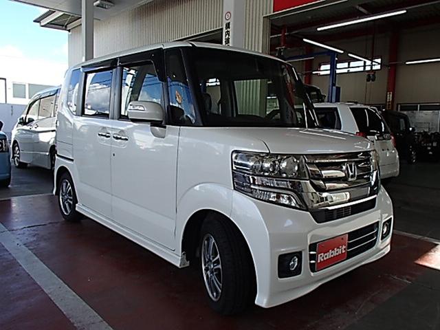 Ｎ－ＢＯＸカスタム Ｇ・Ｌパッケージ　ドライブレコーダー　ＥＴＣ　バックカメラ　両側スライドドア　ＴＶ　オートライト　ＨＩＤ　スマートキー　電動格納ミラー　ベンチシート　ＣＶＴ　盗難防止システム　ＡＢＳ　ＥＳＣ　ＣＤ　ＤＶＤ再生（3枚目）