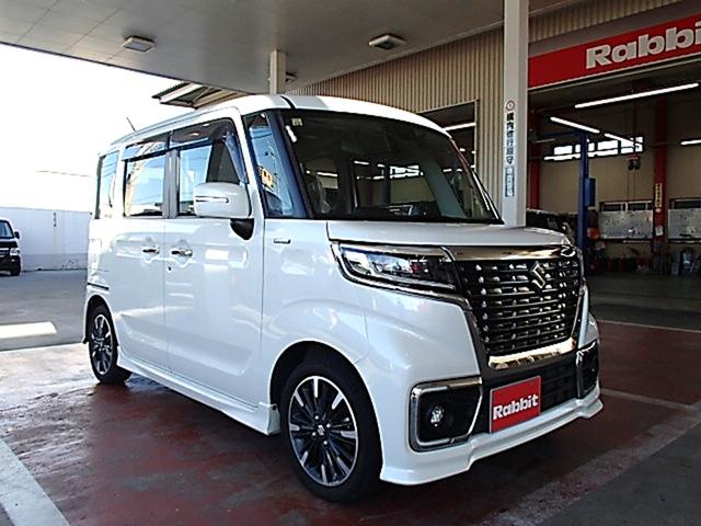 スペーシアカスタム ハイブリッドＸＳ　ドライブレコーダー　ＥＴＣ　バックカメラ　両側電動スライドドア　クリアランスソナー　衝突被害軽減システム　オートライト　ＬＥＤヘッドランプ　スマートキー　アイドリングストップ　電動格納ミラー（3枚目）