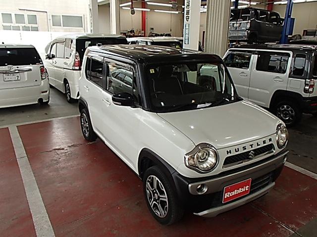 ハスラー X ETC ナビ TV 衝突被害軽減システム オートライト HID スマートキー アイドリングストップ 電動格納ミラー シートヒーター ベンチシート CVT 盗難防止システム ABS ESC CD(4枚目)