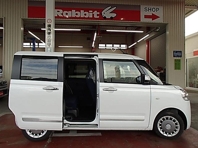 ムーヴキャンバス セオリーＧターボ　ＥＴＣ　バックカメラ　両側電動スライドドア　ＴＶ　クリアランスソナー　オートクルーズコントロール　レーンアシスト　衝突被害軽減システム　オートライト　ＬＥＤヘッドランプ　スマートキー（5枚目）