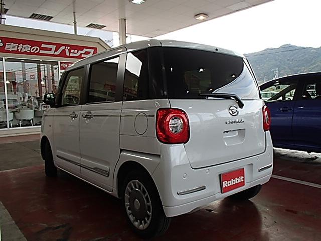 ムーヴキャンバス セオリーＧターボ　ＥＴＣ　バックカメラ　両側電動スライドドア　ＴＶ　クリアランスソナー　オートクルーズコントロール　レーンアシスト　衝突被害軽減システム　オートライト　ＬＥＤヘッドランプ　スマートキー（6枚目）