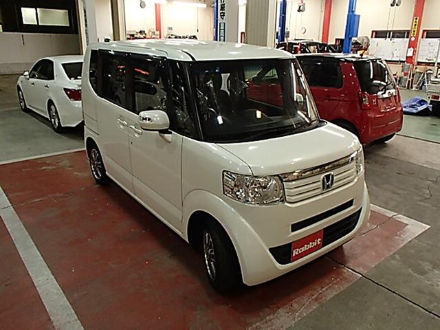 N-BOX G・Lパッケージ ETC バックカメラ 両側スライド・片側電動 TV スマートキー アイドリングストップ 電動格納ミラー ベンチシート CVT 盗難防止システム ABS ESC CD DVD再生(4枚目)