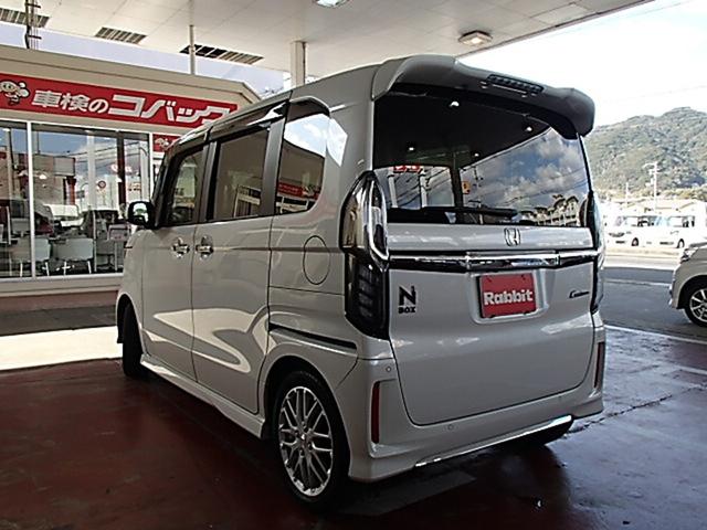 N-BOXカスタム EXターボ ドライブレコーダー ETC バックカメラ 両側電動スライドドア TV クリアランスソナー オートクルーズコントロール レーンアシスト 衝突被害軽減システム オートライト LEDヘッドランプ(3枚目)