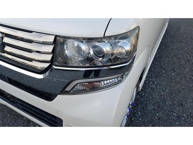 N-BOXカスタム G・Lパッケージ 左パワースライドドア ナビ フルセグTV Bluetooth対応 スマートキー ステアリングスイッチ オートHIDライト(33枚目)