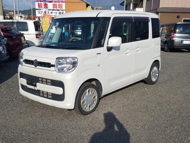 スペーシア ハイブリッドG セーフティーサポート デュアルカメラブレーキ 車線逸脱警報 パーキングセンサー ナビ CD DVD Bluetooth対応 バックモニター オートライト&オートハイビーム 電格電動ミラー スマートキー(3枚目)