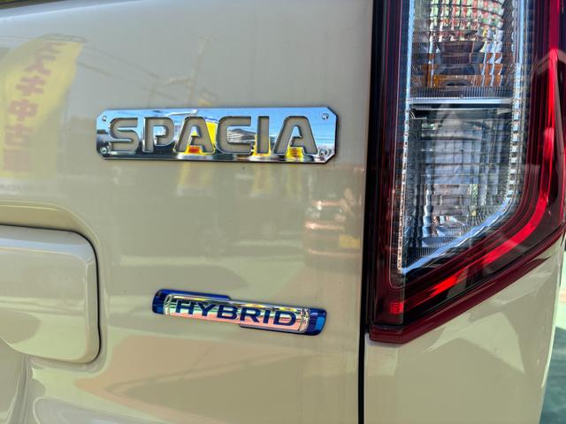 スペーシア ＨＹＢＲＩＤ　Ｇ　衝突被害軽減ブレーキ　全方位モニター付ナビ　デュアルセンサーブレーキＩＩ｜後退時ブレーキサポート｜後席両側スライドドア｜キーレスプッシュスタートシステム｜オートライトシステム｜オートエアコン｜（28枚目）