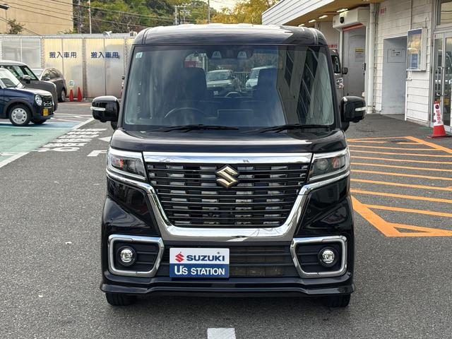 スペーシアカスタム カスタム HYBRID XSターボ 2型 両側パワースライド デュアルカメラブレーキ|後退時ブレーキサポート|アダプティブクルーズコントロール|全方位モニター付き|ヘッドアップディスプレイ|電動格納式ドアミラー|USB電源ソケット|LEDヘッドランプ|(4枚目)