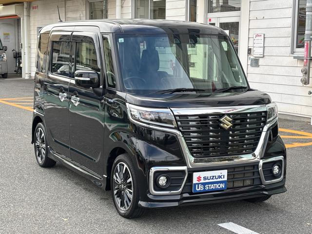 スペーシアカスタム カスタム HYBRID XSターボ 2型 両側パワースライド デュアルカメラブレーキ|後退時ブレーキサポート|アダプティブクルーズコントロール|全方位モニター付き|ヘッドアップディスプレイ|電動格納式ドアミラー|USB電源ソケット|LEDヘッドランプ|(5枚目)