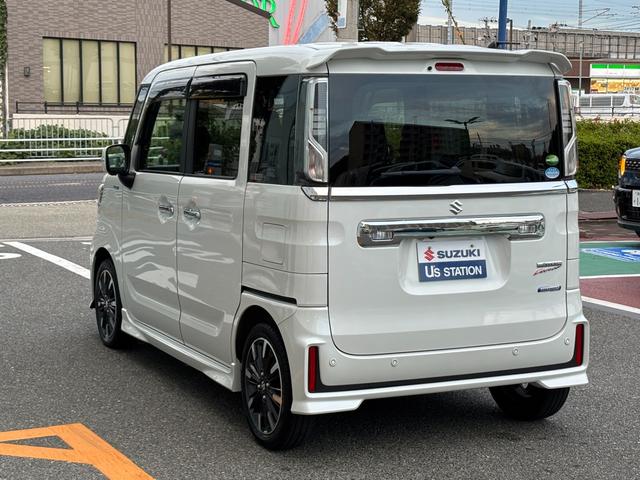 スペーシアカスタム カスタム HYBRID XS 2型 全方位モニター付 LED デュアルカメラブレーキ|後席両側ワンアクションパワースライド|アダプティブクルーズコントロール|LEDヘッドランプ|スリムサーキュレーター|15インチアルミホイール|シートヒーター|(74枚目)