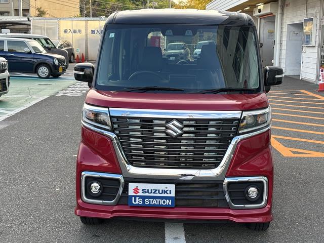 スペーシアカスタム カスタム HYBRID XS 2型 衝突被害軽減ブレーキ デュアルカメラブレーキ|後席両側ワンアクションパワースライド|LEDヘッドランプ|15インチアルミホイール|アダプティブクルーズコントロール|スリムサーキュレーター|(4枚目)