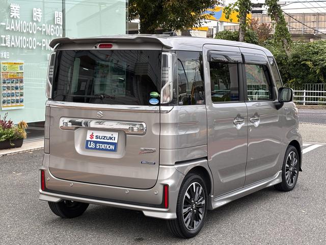 スペーシアカスタム カスタム HYBRID XS 2型 後席両側パワースライド デュアルカメラブレーキ|アダプティブクルーズコントロール|LEDヘッドランプ|スリムサーキュレーター|15インチアルミホイール|プレミアムUV&IRカットガラス(フロントドア)|(8枚目)