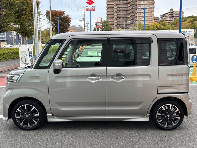 スペーシアカスタム カスタム HYBRID XS 2型 後席両側パワースライド デュアルカメラブレーキ|アダプティブクルーズコントロール|LEDヘッドランプ|スリムサーキュレーター|15インチアルミホイール|プレミアムUV&IRカットガラス(フロントドア)|(9枚目)