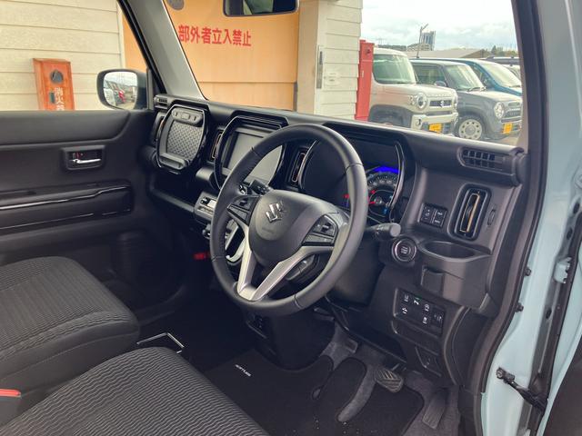 ハスラー HYBRID X 3型 衝突被害軽減ブレーキ LEDライト デュアルカメラブレーキ|LEDヘッドランプ|リモート格納式ドアミラー|360°プレミアムUV&IRカットガラス|キーレスプッシュスタートシステム|15インチアルミホイール|(15枚目)