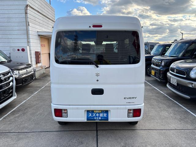 エブリイ PC 6型 衝突被害軽減ブレーキ LEDヘッドランプ デュアルカメラブレーキ|運転席シートヒーター|電波式キーレスエントリー|後席両側スライドドア|USB電源ソケット|助手席シートバックテーブル|(5枚目)