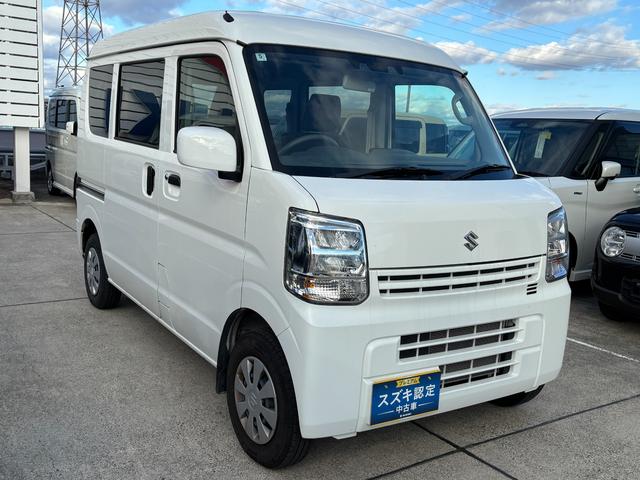 エブリイ PC 6型 衝突被害軽減ブレーキ LEDヘッドランプ デュアルカメラブレーキ|運転席シートヒーター|電波式キーレスエントリー|後席両側スライドドア|USB電源ソケット|助手席シートバックテーブル|(6枚目)