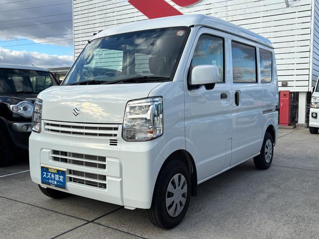 エブリイ PC 6型 衝突被害軽減ブレーキ LEDヘッドランプ デュアルカメラブレーキ|運転席シートヒーター|電波式キーレスエントリー|後席両側スライドドア|USB電源ソケット|助手席シートバックテーブル|(7枚目)