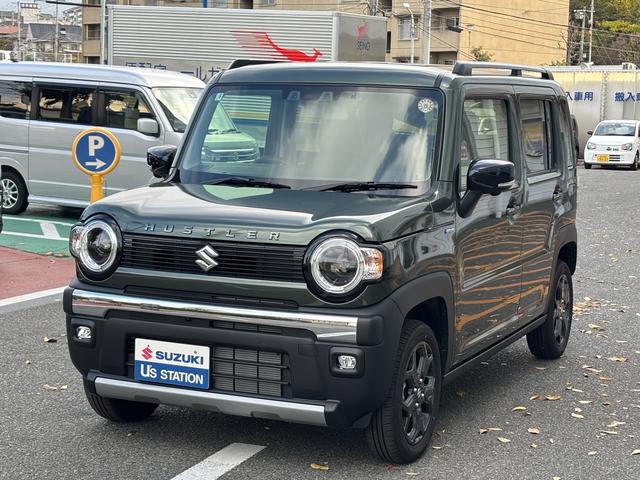 ハスラー タフワイルドターボ　３型　衝突被害軽減ブレーキ　全方位ナビ　デュアルカメラブレーキ｜ＬＥＤヘッドランプ｜リモート格納式ドアミラー｜３６０°プレミアムＵＶ＆ＩＲカットガラス｜キーレスプッシュスタートシステム｜１５インチアルミホイール｜ルーフレール｜（7枚目）