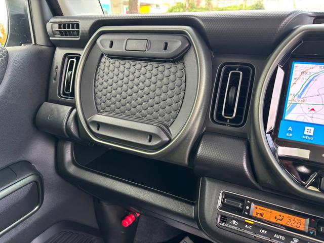 ハスラー タフワイルドターボ　３型　衝突被害軽減ブレーキ　全方位ナビ　デュアルカメラブレーキ｜ＬＥＤヘッドランプ｜リモート格納式ドアミラー｜３６０°プレミアムＵＶ＆ＩＲカットガラス｜キーレスプッシュスタートシステム｜１５インチアルミホイール｜ルーフレール｜（59枚目）