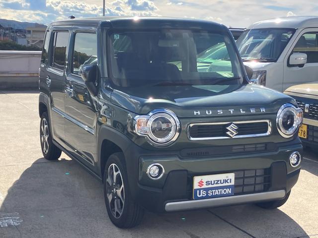 ハスラー ＨＹＢＲＩＤ　Ｘターボ　３型　衝突被害軽減ブレーキ　ＬＥＤ　デュアルカメラブレーキ｜ＬＥＤヘッドランプ｜リモート格納式ドアミラー｜３６０°プレミアムＵＶ＆ＩＲカットガラス｜キーレスプッシュスタートシステム｜１５インチアルミホイール｜（6枚目）