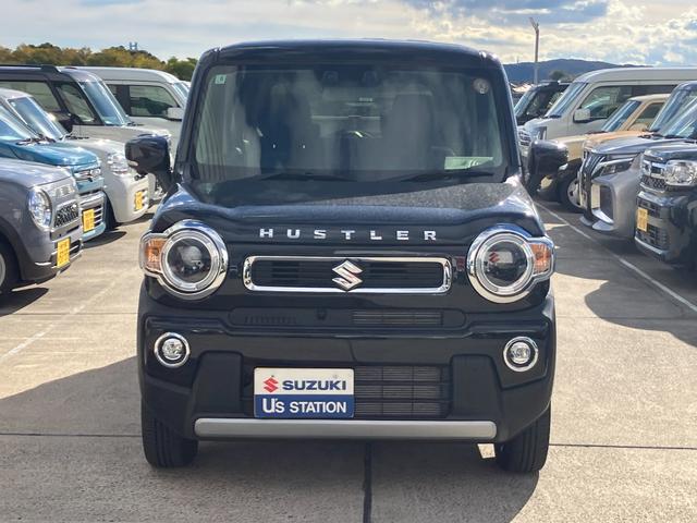 ハスラー ＨＹＢＲＩＤ　Ｘ　３型　衝突被害軽減ブレーキ　全方位ナビ　デュアルカメラブレーキ｜ＬＥＤヘッドランプ｜リモート格納式ドアミラー｜３６０°プレミアムＵＶ＆ＩＲカットガラス｜キーレスプッシュスタートシステム｜１５インチアルミホイール｜（4枚目）