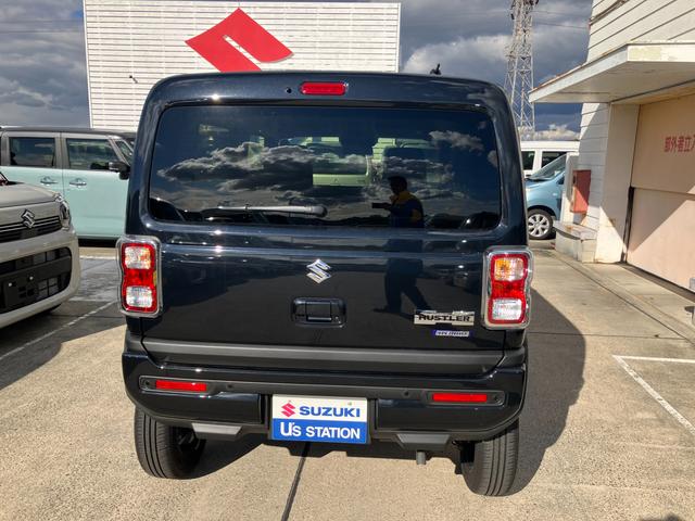 ハスラー ＨＹＢＲＩＤ　Ｘ　３型　衝突被害軽減ブレーキ　全方位ナビ　デュアルカメラブレーキ｜ＬＥＤヘッドランプ｜リモート格納式ドアミラー｜３６０°プレミアムＵＶ＆ＩＲカットガラス｜キーレスプッシュスタートシステム｜１５インチアルミホイール｜（5枚目）