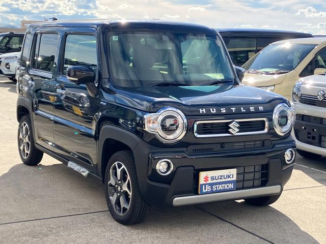 ハスラー ＨＹＢＲＩＤ　Ｘ　３型　衝突被害軽減ブレーキ　全方位ナビ　デュアルカメラブレーキ｜ＬＥＤヘッドランプ｜リモート格納式ドアミラー｜３６０°プレミアムＵＶ＆ＩＲカットガラス｜キーレスプッシュスタートシステム｜１５インチアルミホイール｜（6枚目）