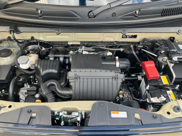 ハスラー ＨＹＢＲＩＤ　Ｘ　３型　衝突被害軽減ブレーキ　全方位ナビ　デュアルカメラブレーキ｜ＬＥＤヘッドランプ｜リモート格納式ドアミラー｜３６０°プレミアムＵＶ＆ＩＲカットガラス｜キーレスプッシュスタートシステム｜１５インチアルミホイール｜（17枚目）